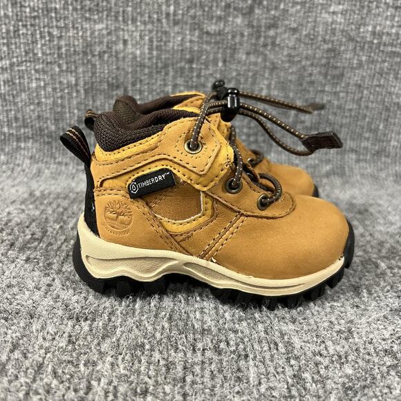 Timberland Boots Toddler Size 4 Brown Waterproof TimberDry Hiker TB1A67HR231 - Picture 1 of 9